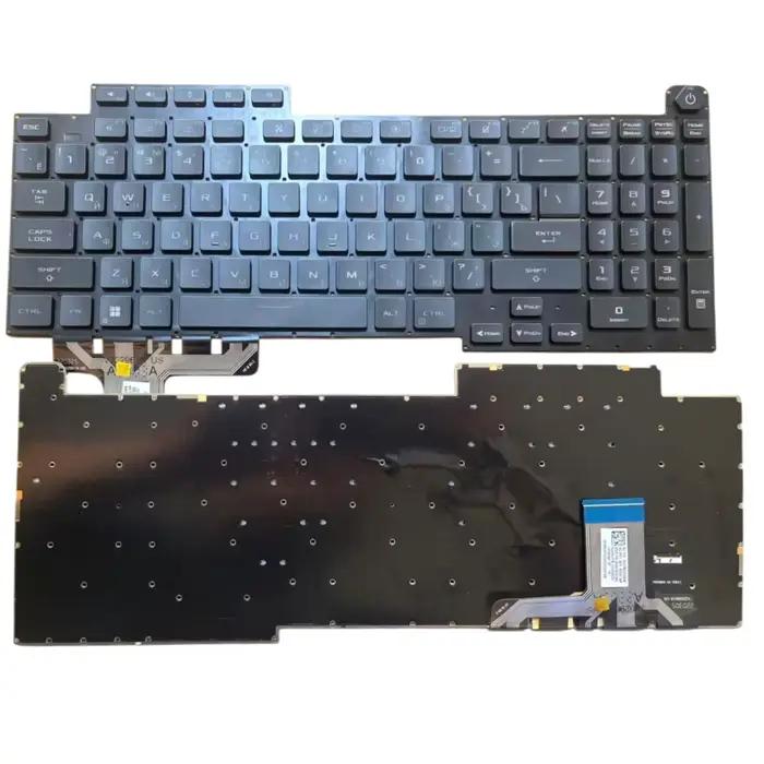 Clavier rétroéclairé US RU RGB pour Asus ROG Strix G17 G713 GL743 G713Q G713QY G713QE