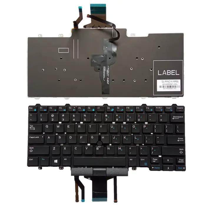 Clavier d'ordinateur portable américain pour DELL Latitude HW 0F2X80 E5450 E5470 E7450 E7470 7490 5480 5488 7480 7490 0WYJFT 000M14 00M14