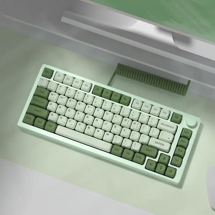 KBDiy-Capuchons de touches matcha coréen pour clavier de jeu mécanique