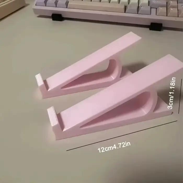 Supports ergonomiques pour clavier antidérapants multicolores pour bureau et configuration de jeux adaptable à différents styles et usages