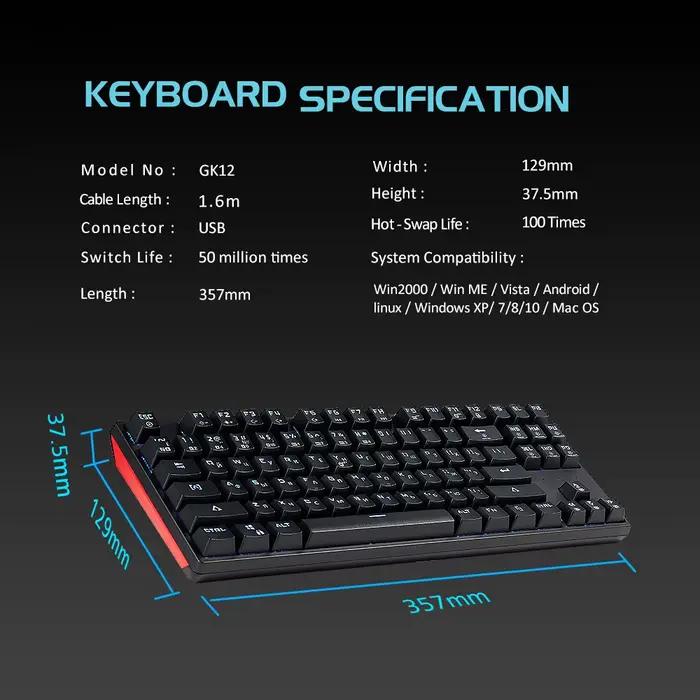 HEXGEARS – clavier mécanique de jeu