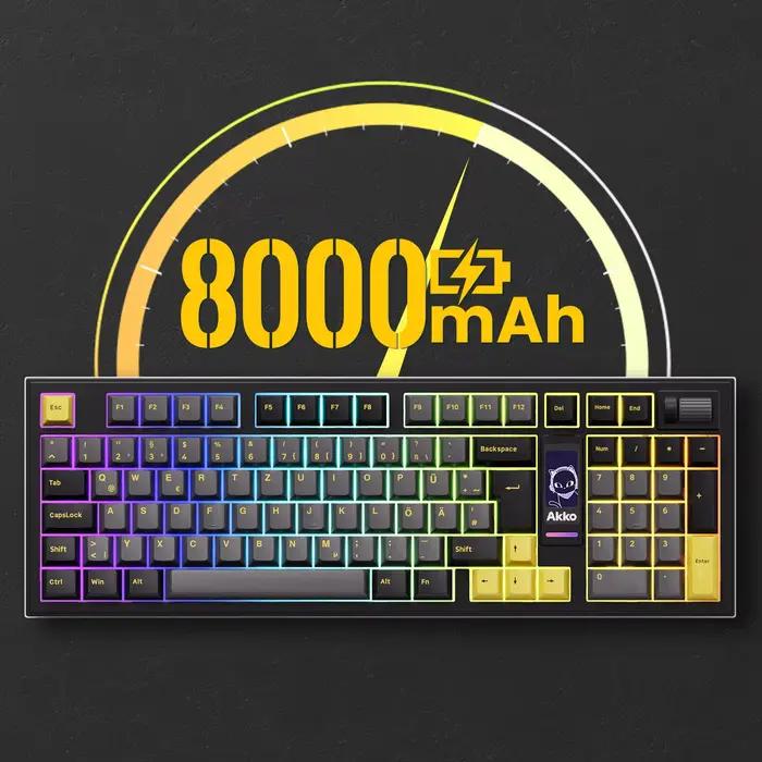 Clavier de jeu mécanique sans fil Akko 5098B avec écran TFT