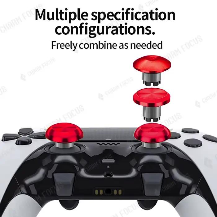 Kit d'accessoires de anciers de pouce en métal pour manette PS5 Dualsense Edge