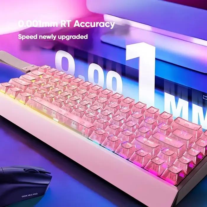 Mercury68 Max interrupteur magnétique claviers mécaniques Mars68 Pro 8K 68 touches RT0.004mm faible retard personnalisé filaire clavier de jeu PC cadeau