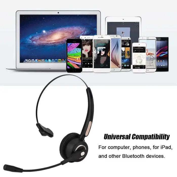 Casque antibruit sans fil pour centre d'appels