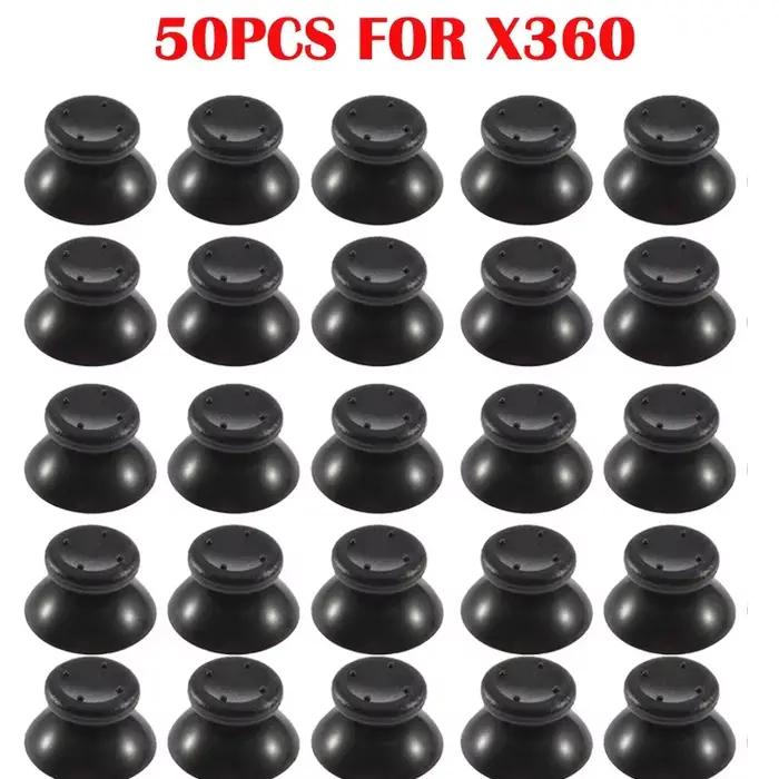 50 Pièces de Remplacement pour Manettes : Capuchons de Joysticks Analogiques en Forme de Champignon pour PS4 Pro