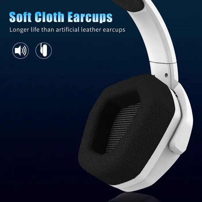 NUBWO G06 Casque de jeu double sans fil avec microphone pour PS5