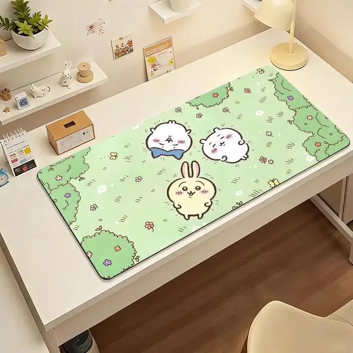 Tapis de souris Cartoon C-Chiikawa pour le bureau