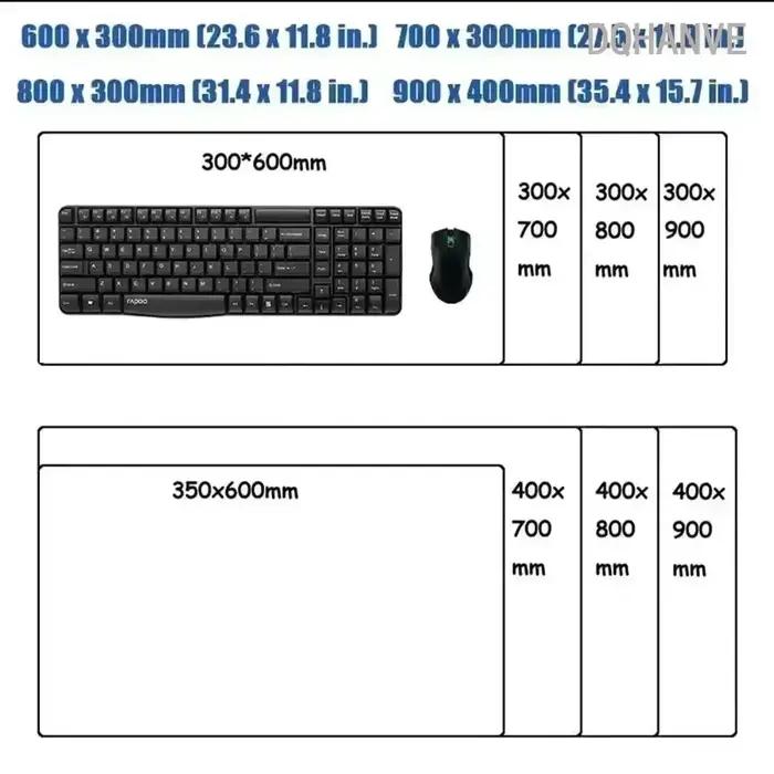 Tapis de souris MSI en caoutchouc doux pour gamers surdimensionné XXL avec impression HD et fond antidérapant pour bureau et clavier occasions spéciales