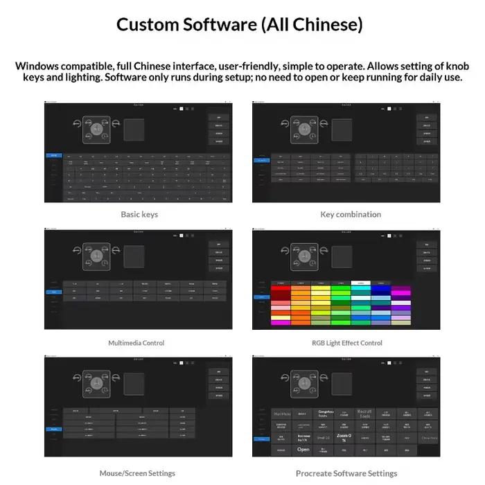 Clavier Bluetooth en alliage d'aluminium CNC avec bouton de volume multimédia personnalisé pour diffusion en direct