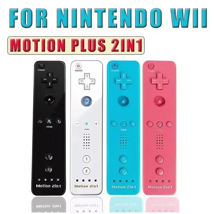 Pour Motion Plus 2in1 contrôleur télécommande Wii