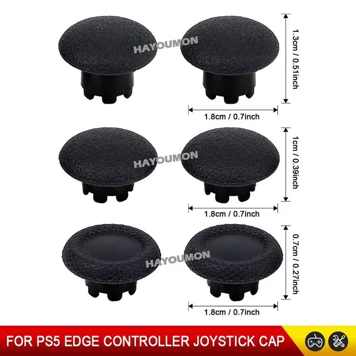 Lot de 6 manettes de remplacement pour manette PS5 Edge