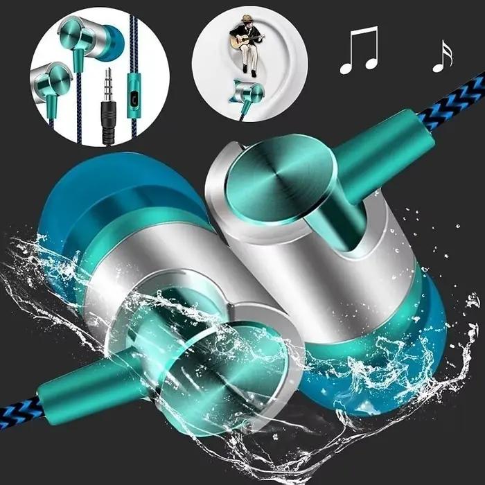 3.5mm casque filaire suppression du bruit écouteurs intra-auriculaires