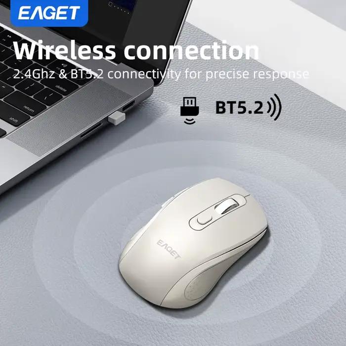 Eaget-Souris sans fil Bluetooth 5.2