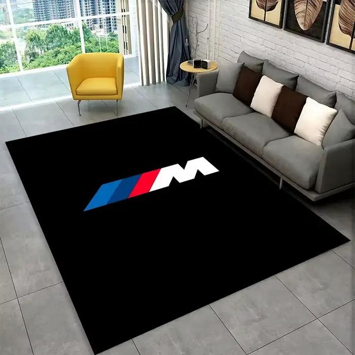 Tapis antidérapant rétro Racing Car B-BMW pour salon