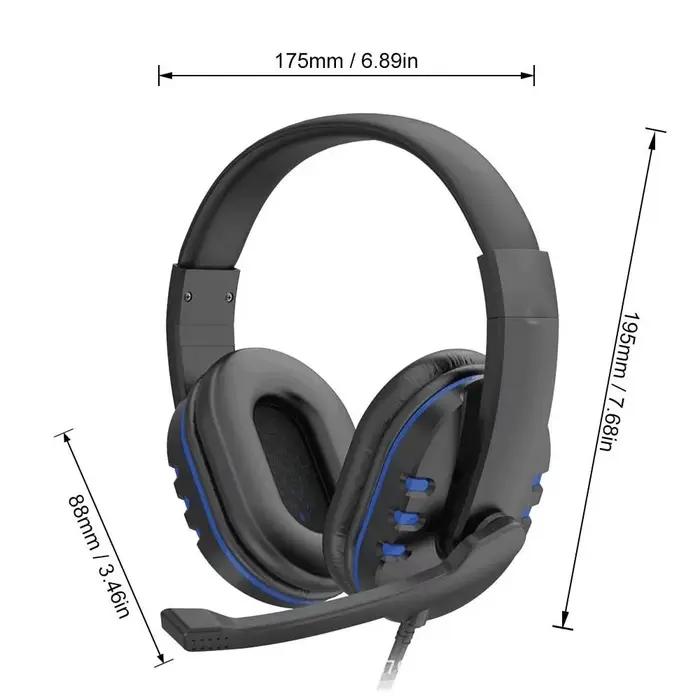 Casque de jeu universel à réduction de bruit avec microphone