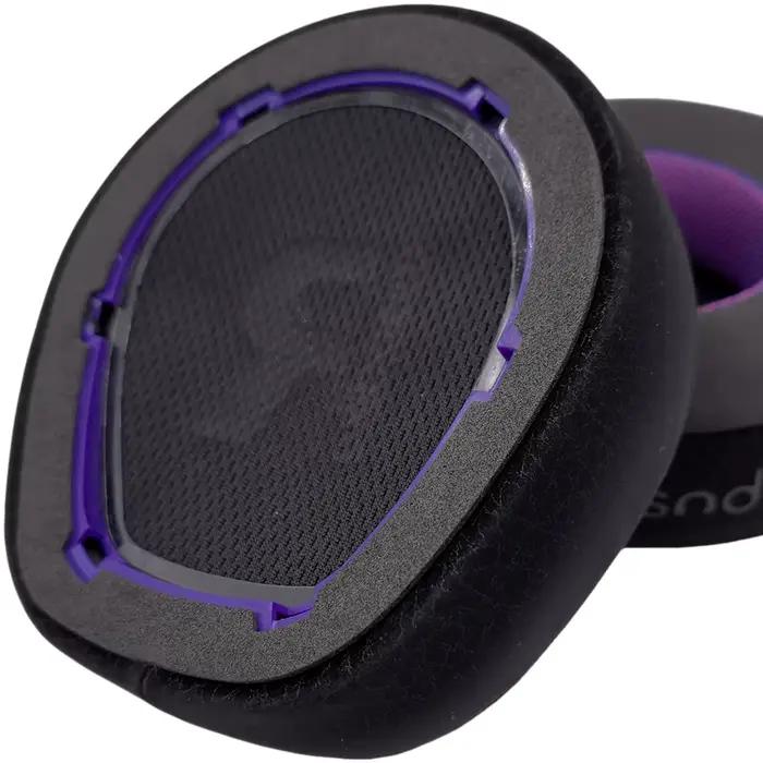 Coussinets d'oreille en matériau hybride violet ou noir pour JBL Quantum 910 910X 910P 810 610 800 600 amélioration sonore et confort pour gamer occasionnels et professionnels