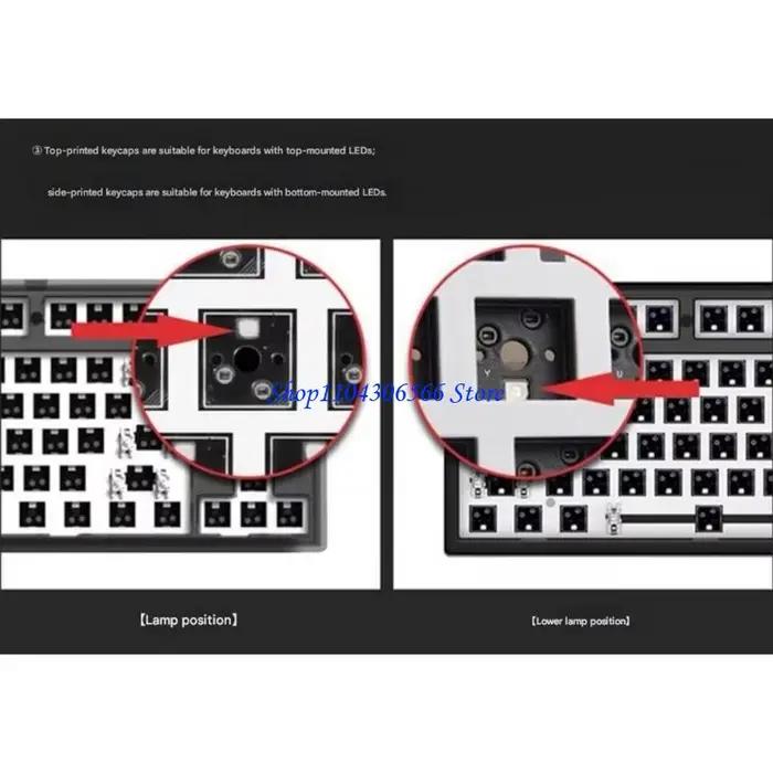 Plaque clavier 60 conçue avec précision pour son des retours tactiles optimaux