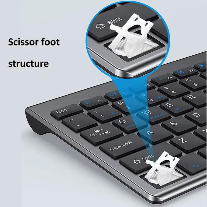 Bluetooth 5.0 2.4G clavier et souris sans fil Combo Mini