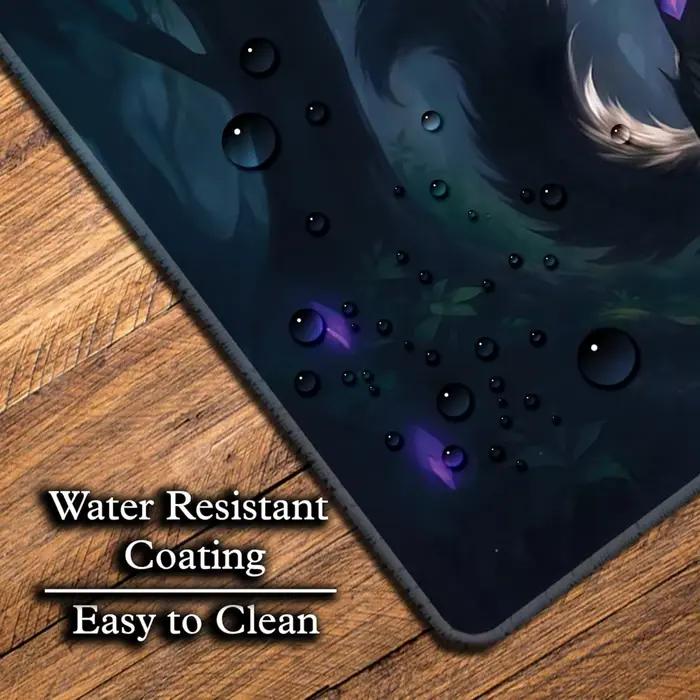 Tapis de jeu Anime Cat Warlock 24x14 TCG pour The Magic Gathering Commander