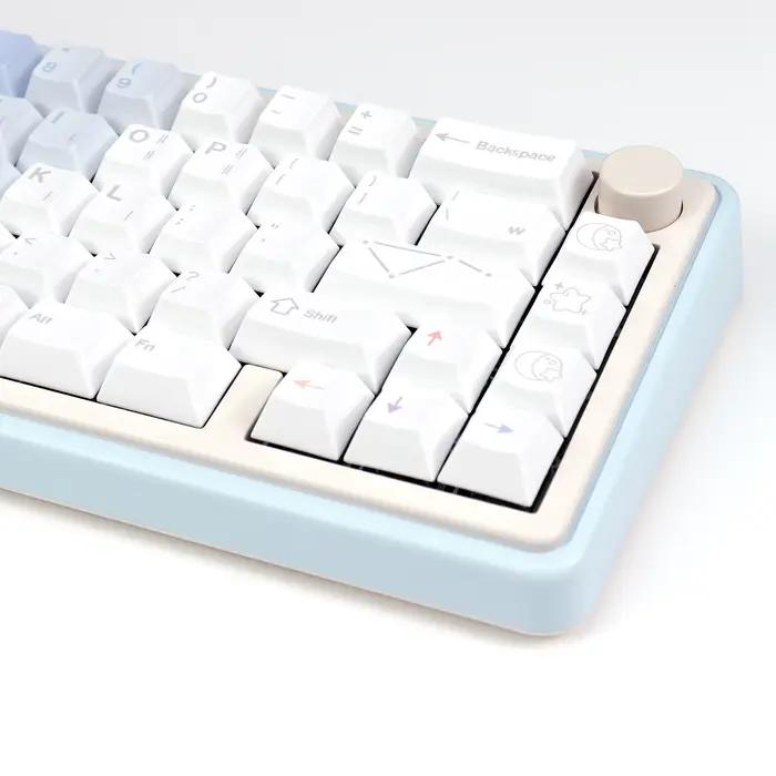 KBDiy coréen Dreamscape Keycap PBT Hangul Cherry profil Keycaps personnalisé Alice espace divisé ISO pour clavier mécanique Bluetooth