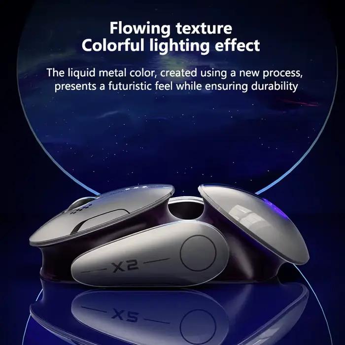 Souris de jeu sans fil Inphic X2 V2