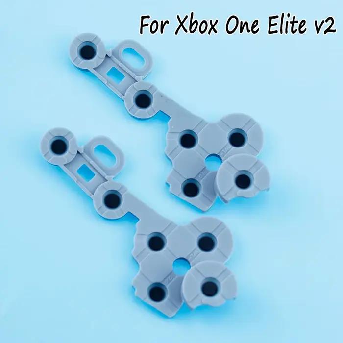 1 PC contrôleur sans fil en caoutchouc conducteur pour Xbox One S slim X/série One S X/Elite V1 V2 manette de jeu bouton de clé en silicone D pad