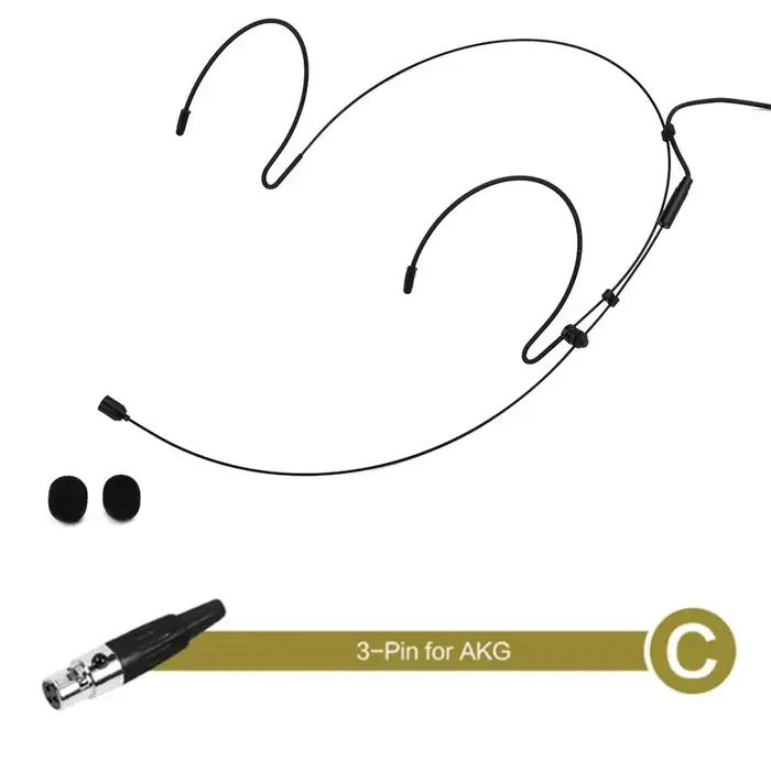 Double crochet d'oreille casque micro