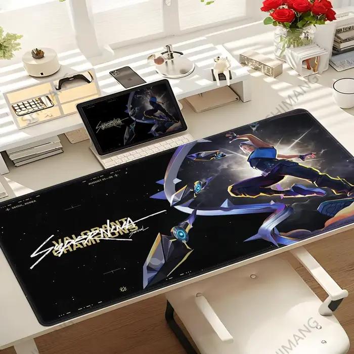 Tapis de souris Valorant Jett décor de bureau d'ordinateur portable