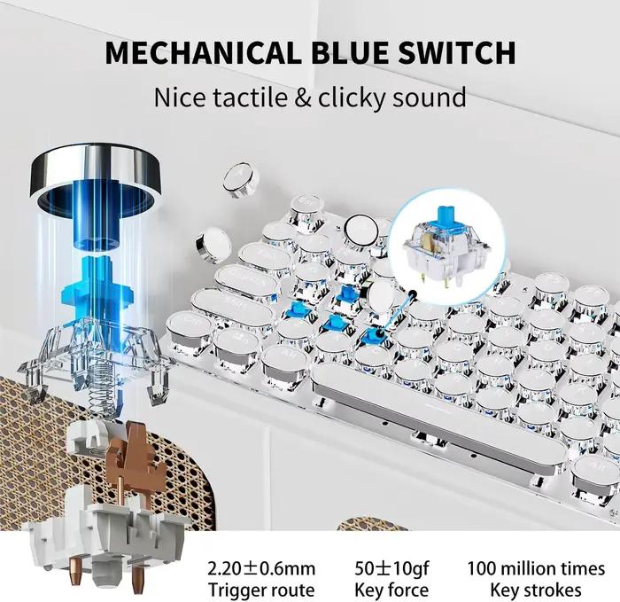 Clavier mécanique sans fil EWEADN TK950