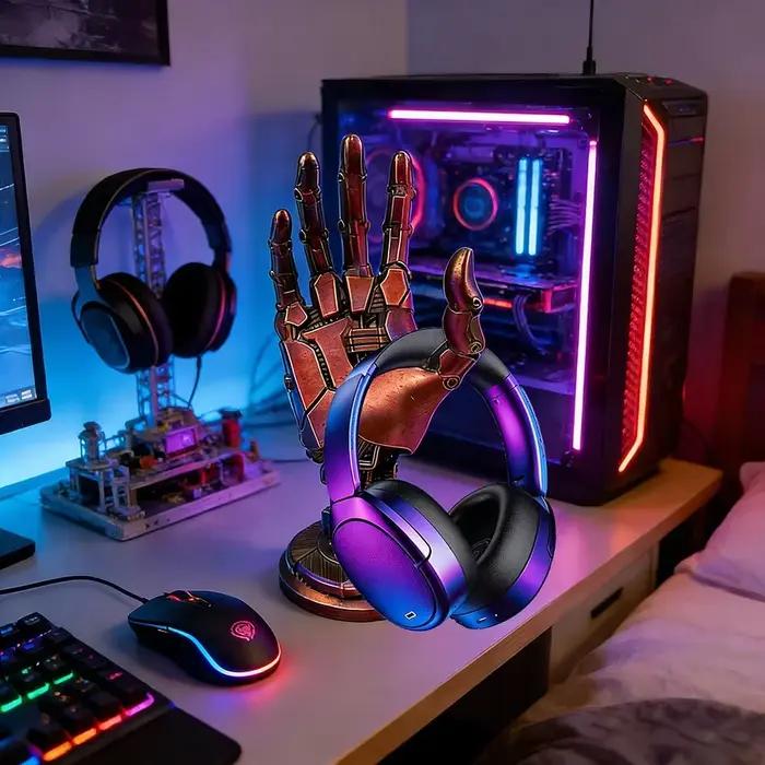 Support de casque de bureau pour manette de jeu