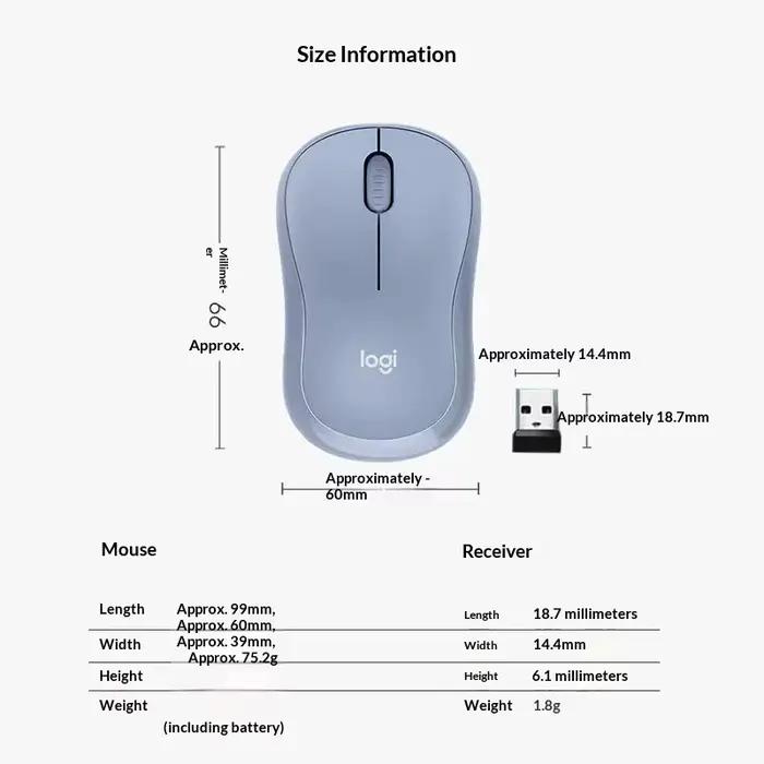 Souris sans fil M221 à configuration facile