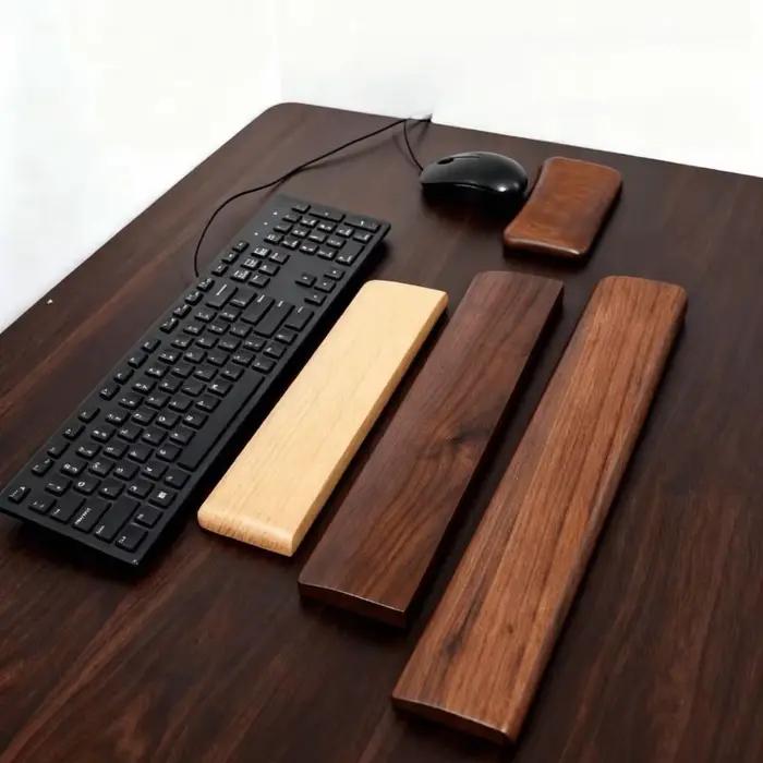Nouveau repose-poignets en bois pour clavier 60/87/104 touches
