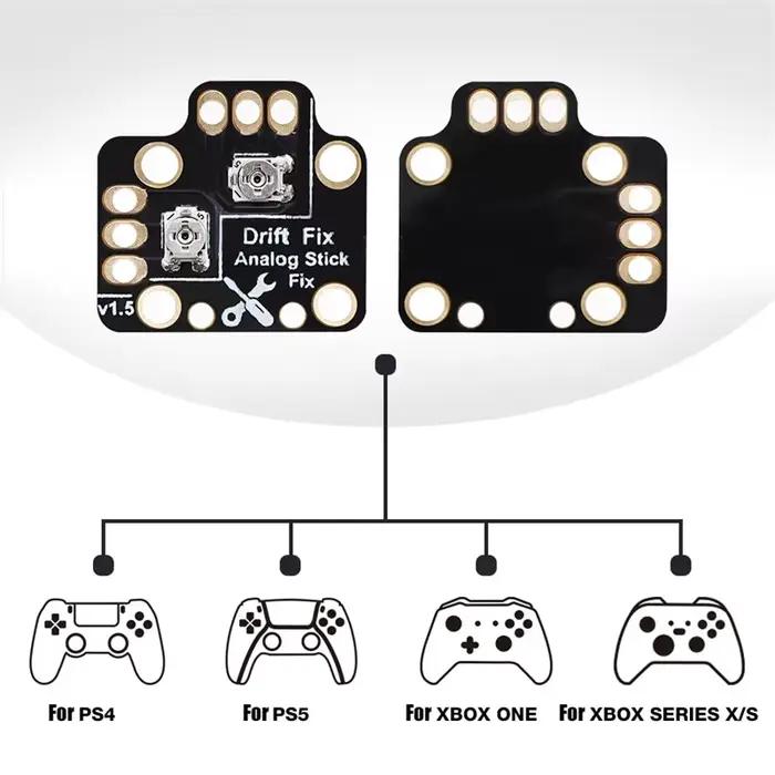 Carte de réparation de dérive de joystick universel pour manette de jeu