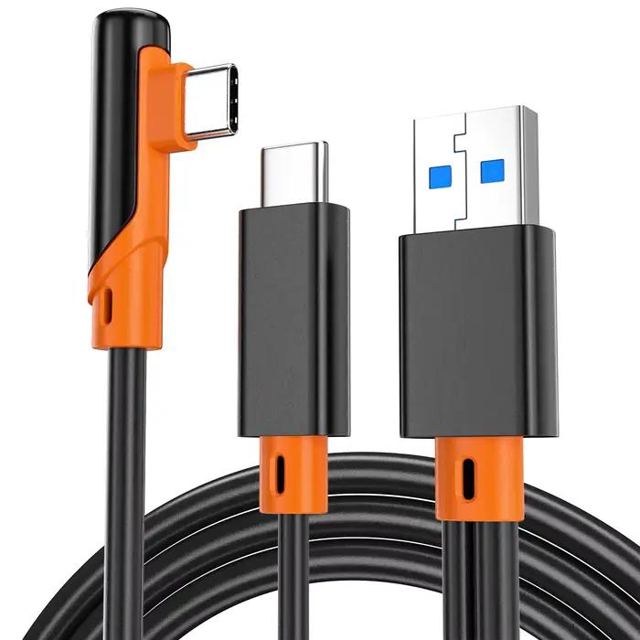 Câble de chargement de transfert de données 5Gbps USB3.0 vers type-c pour PSVR2 Oculus Quest 3 /2