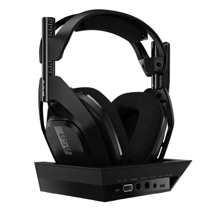 Nouveau casque de jeu sans fil Astro A50 avec station de base multifonctionnelle 2.4GHz microphone haut-parleurs carte son USB intégrée pour gamer occasion spéciale gaming compétitifs