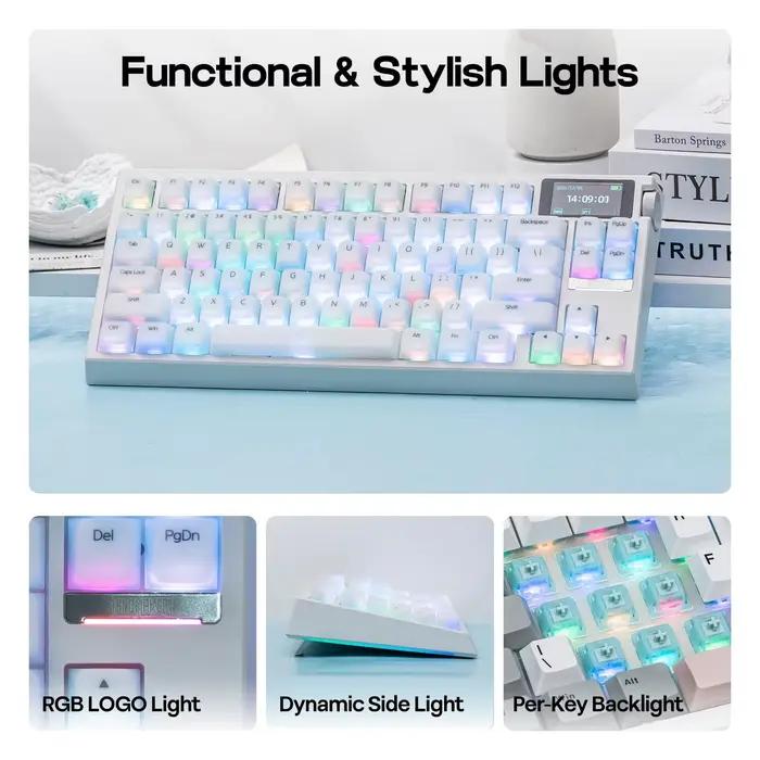 Précommande du clavier mécanique G84 PRO(EPOMAKER) 80% QWERTY ANSI US Layout filaire/Bluetooth/sans fil 2