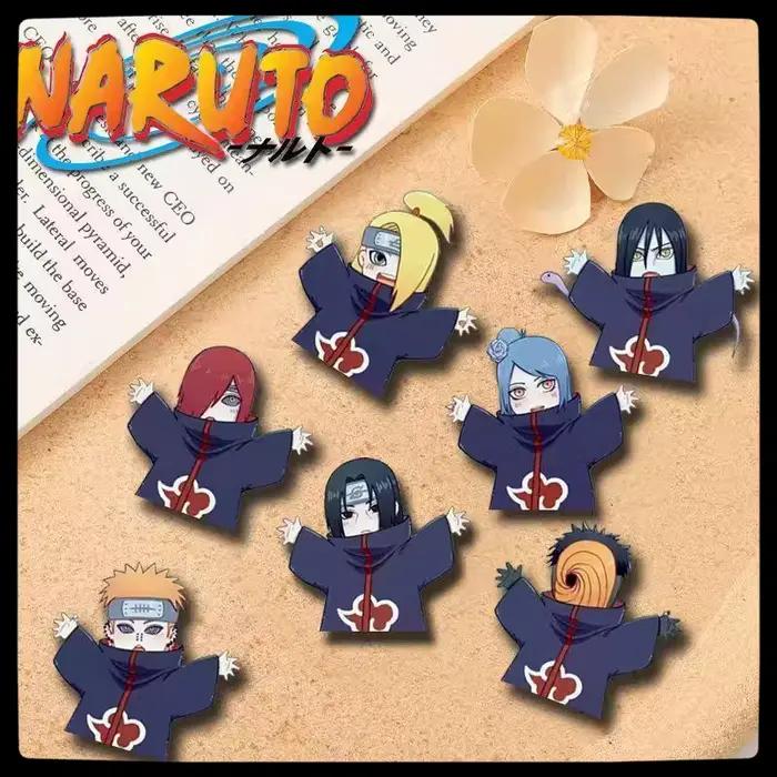 Broche Naruto Akatsuki Câlin Acrylique Badge Accessoires Étudiants Occasions Spéciales Conventions Manga Cosplay
