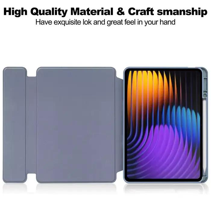 Pour Xiaomi Pad 7 Pro 7 11,2 pouces Mi Pad 6 Pro pour Xiaomi Pad 8 Pro 8 11,2 Étui avec clavier Coque magnétique rotative à 360 degrés