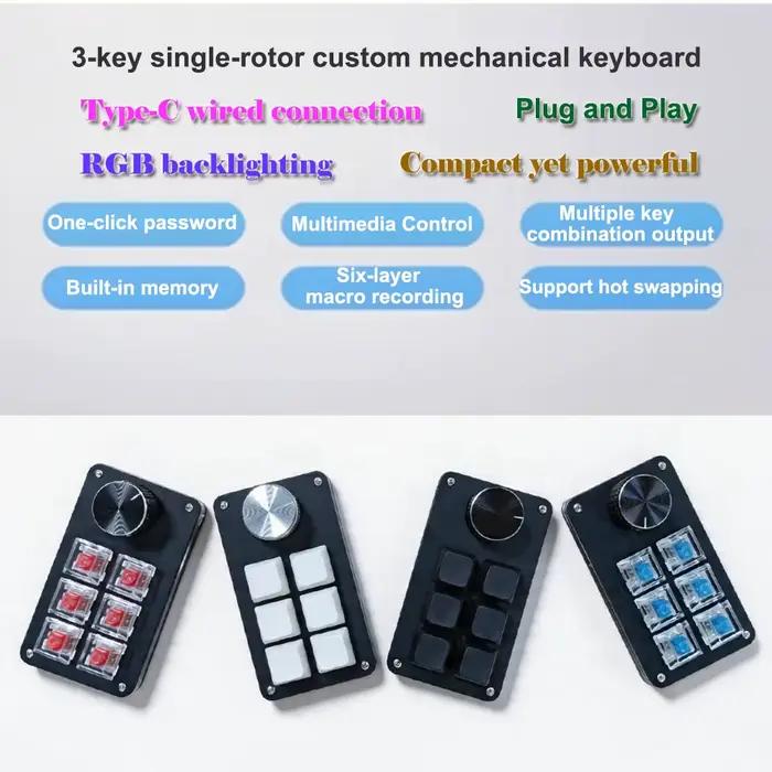 Clavier d'édition multifonctionnel à 6 touches