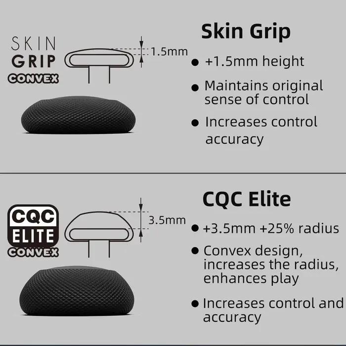 Skull & Co. Convex Joystick Cap Thumb Grip Set Thumbstick Cover pour manette de jeu Xbox Series X/S