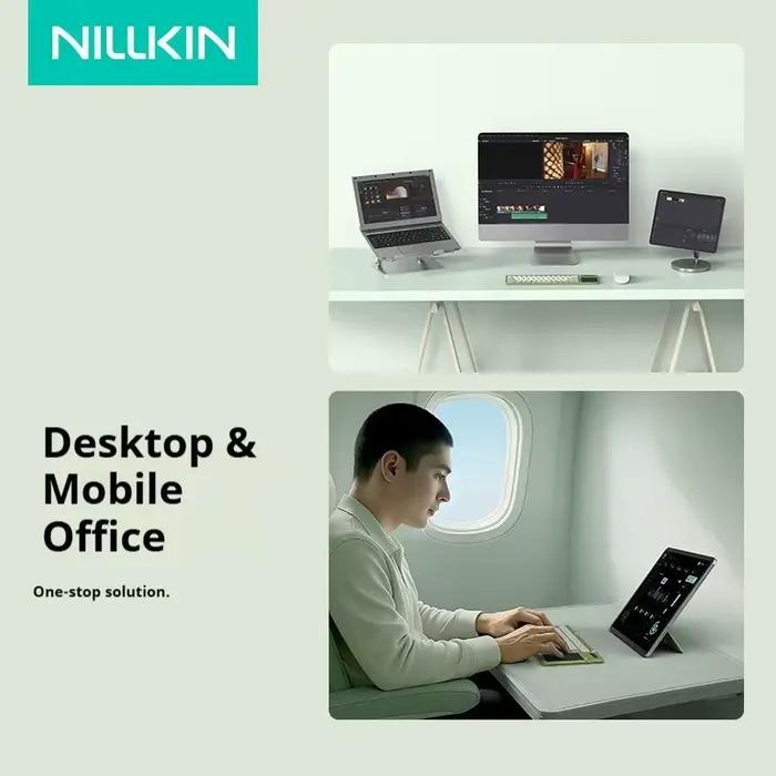 NILLKIN Cube clavier Bluetooth pliable pour iPad/iOS/Android/PC/ordinateur Portable avec pavé tactile