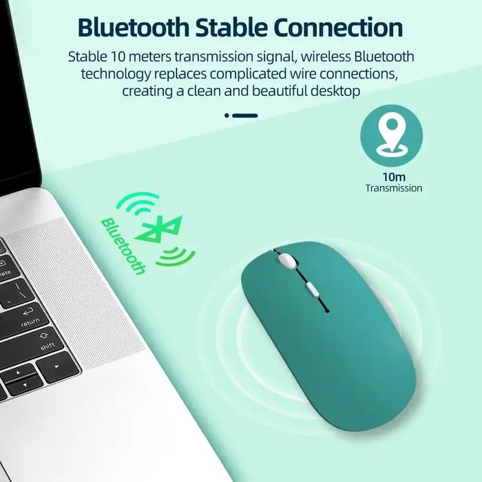 Souris sans fil Bluetooth pour iPad Samsung Huawei Lenovo MiPad Android Windows tablette batterie