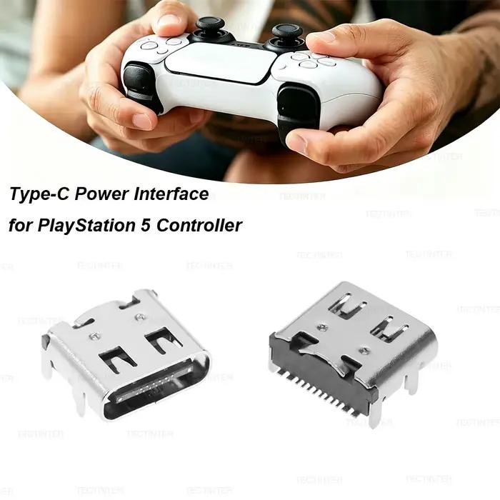 Connecteur de remplacement du port de charge Type-C pour manette PS5 – Interface de prise