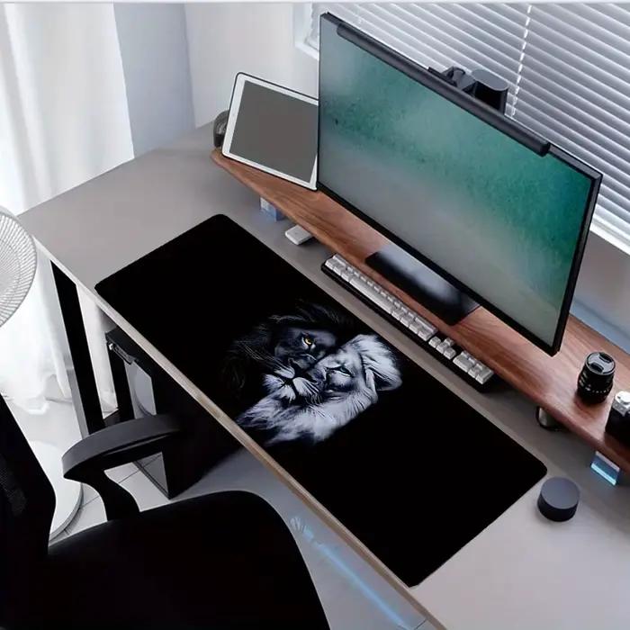 Grand tapis de souris antidérapant avec base en caoutchouc