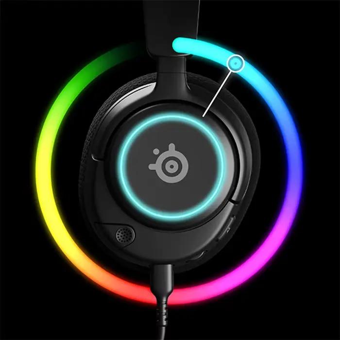 SteelSeries-Casque de jeu filaire Arctis Nova 3 RGB