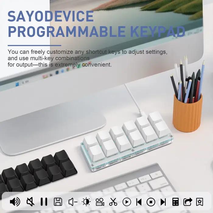 Clavier USB filaire SAYODEVICE 12 touches