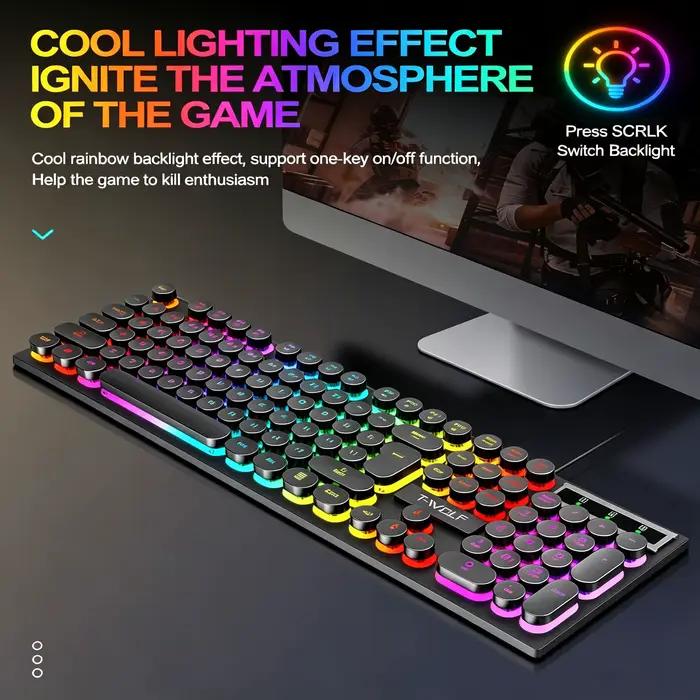 Clavier de jeu mécanique style machine à écrire