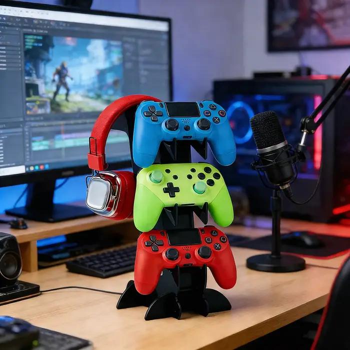 Support universel pour manette à 3 couches et support pour casque