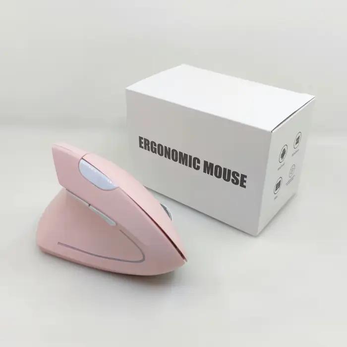 Souris verticale sans fil 2.4G pour gaucher